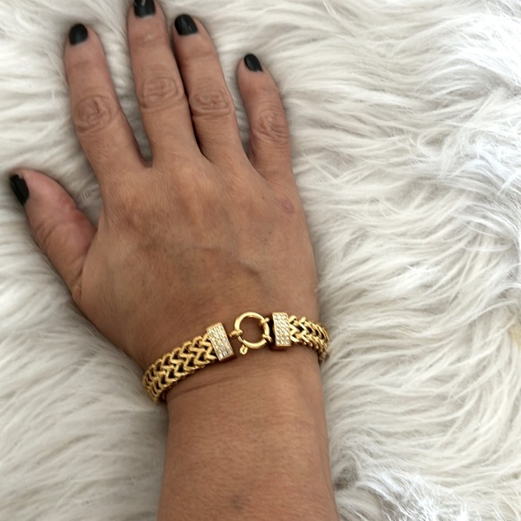 Choker and bracelet costume jewelry set - Picture 2 of 3